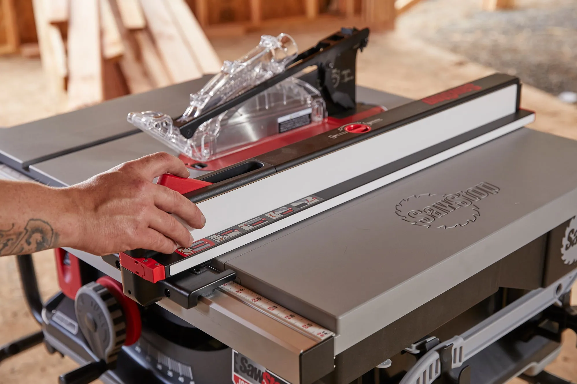 SawStop Jobsite Saw PRO 1.5HP, 120V, 60Hz Includes Brake Cartridge & Dust Guard JSS-120A60 (DCE)