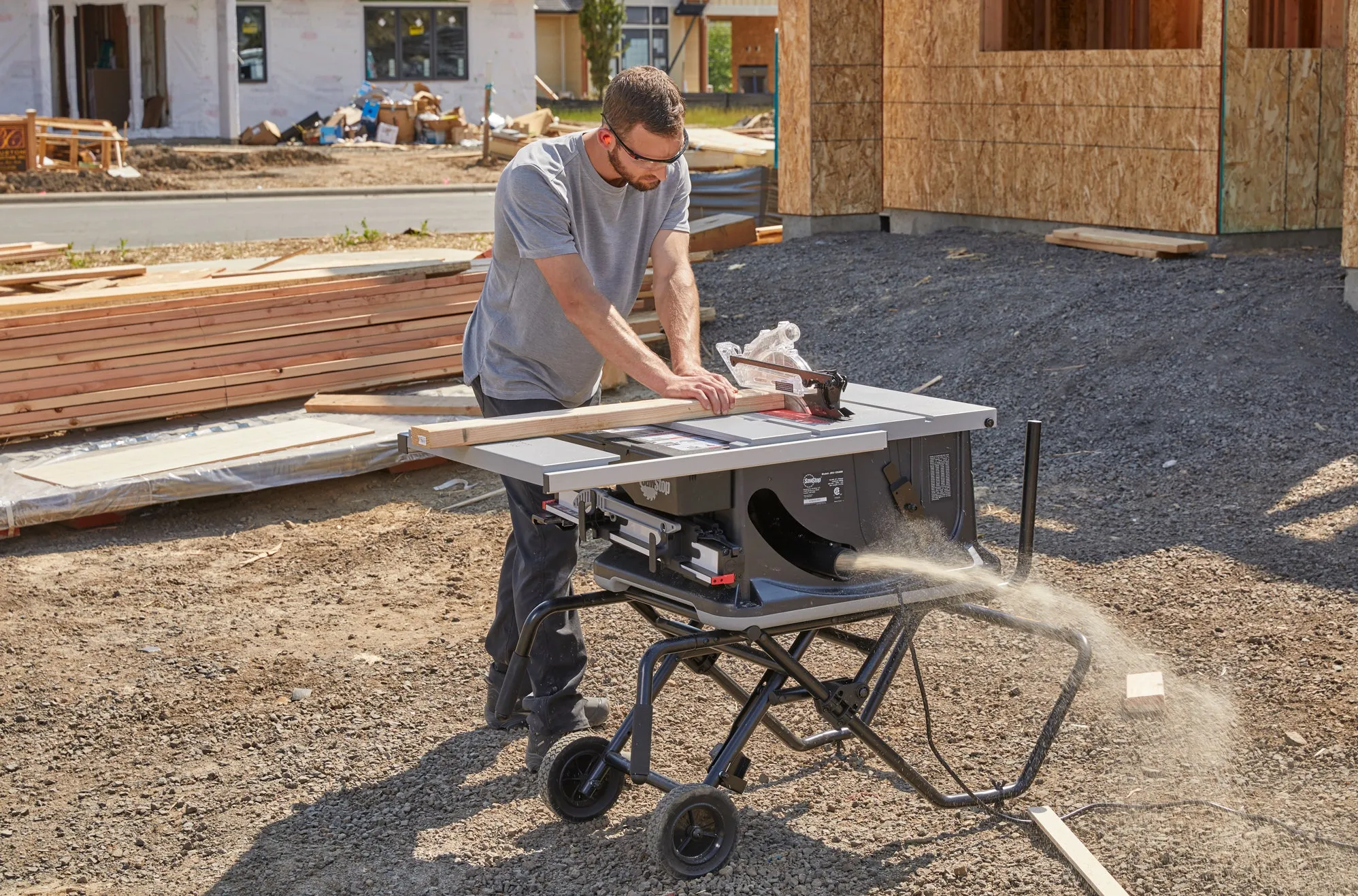 SawStop Jobsite Saw PRO 1.5HP, 120V, 60Hz Includes Brake Cartridge & Dust Guard JSS-120A60 (DCE)