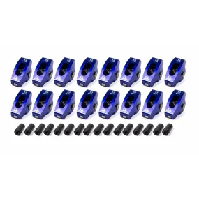 Scorpion Rocker Arm - 1.70 Ratio - Full Roller - Standard Body - Aluminum - Blue - Big Block Chevy - (Set of 16)