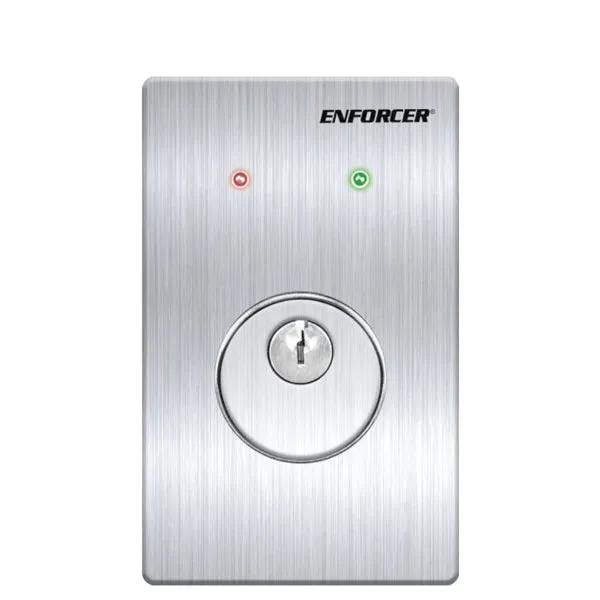 Seco-Larm - ENFORCER - Mortise Cylinder Key Switch - Single-Gang