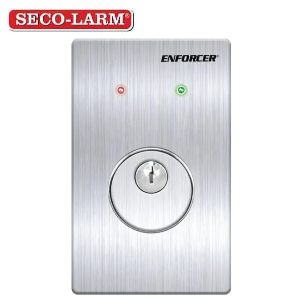 Seco-Larm - ENFORCER - Mortise Cylinder Key Switch - Single-Gang