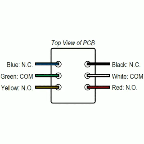 Seco-Larm - Mortise Cylinder Key Switch - Momentary