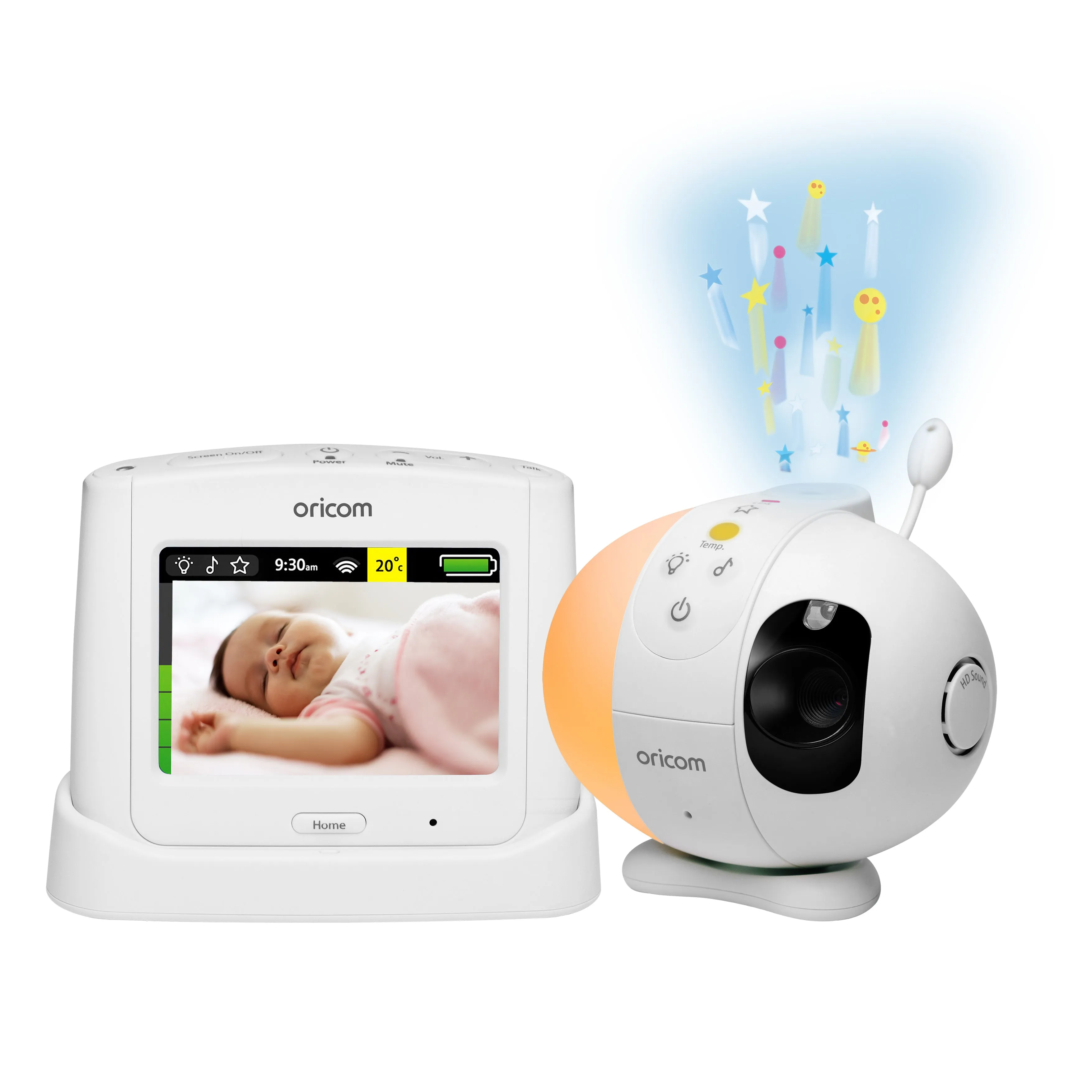 Secure870 3.5" Touchscreen Baby Monitor