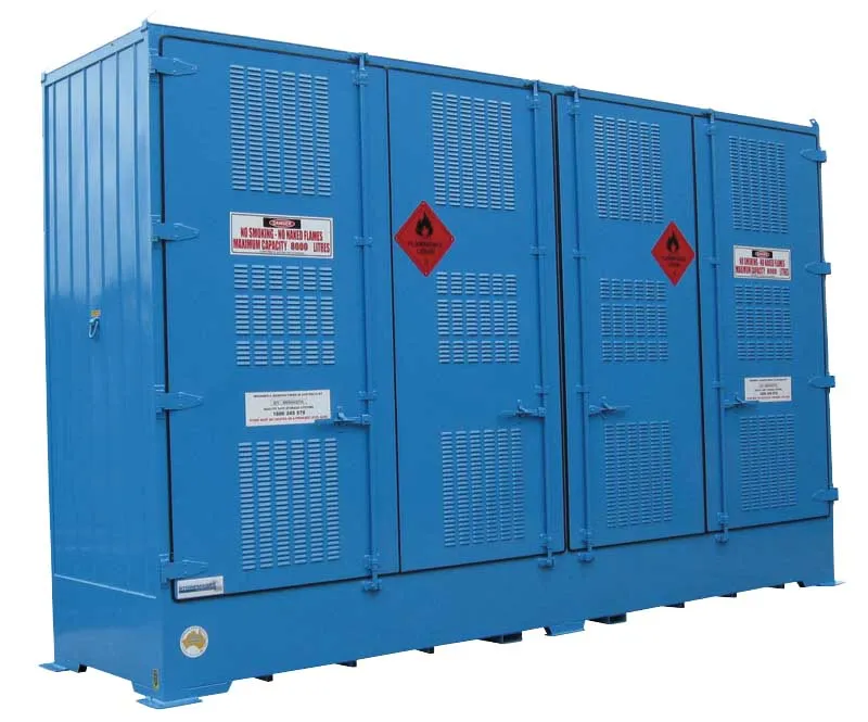 Single Depth Flammable Liquids Store - 8 IBC
