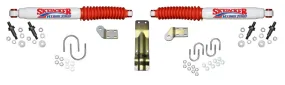 Skyjacker Dual Steering Stabilizer Kit - White Paint - Ford Fullsize Truck 2005-11