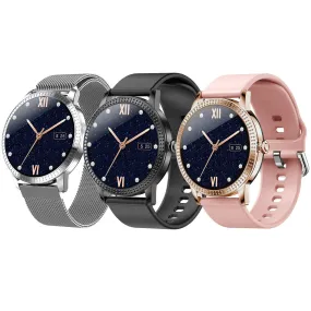 Smartwatch Fitness Tracker 1.08" Touch Screen
