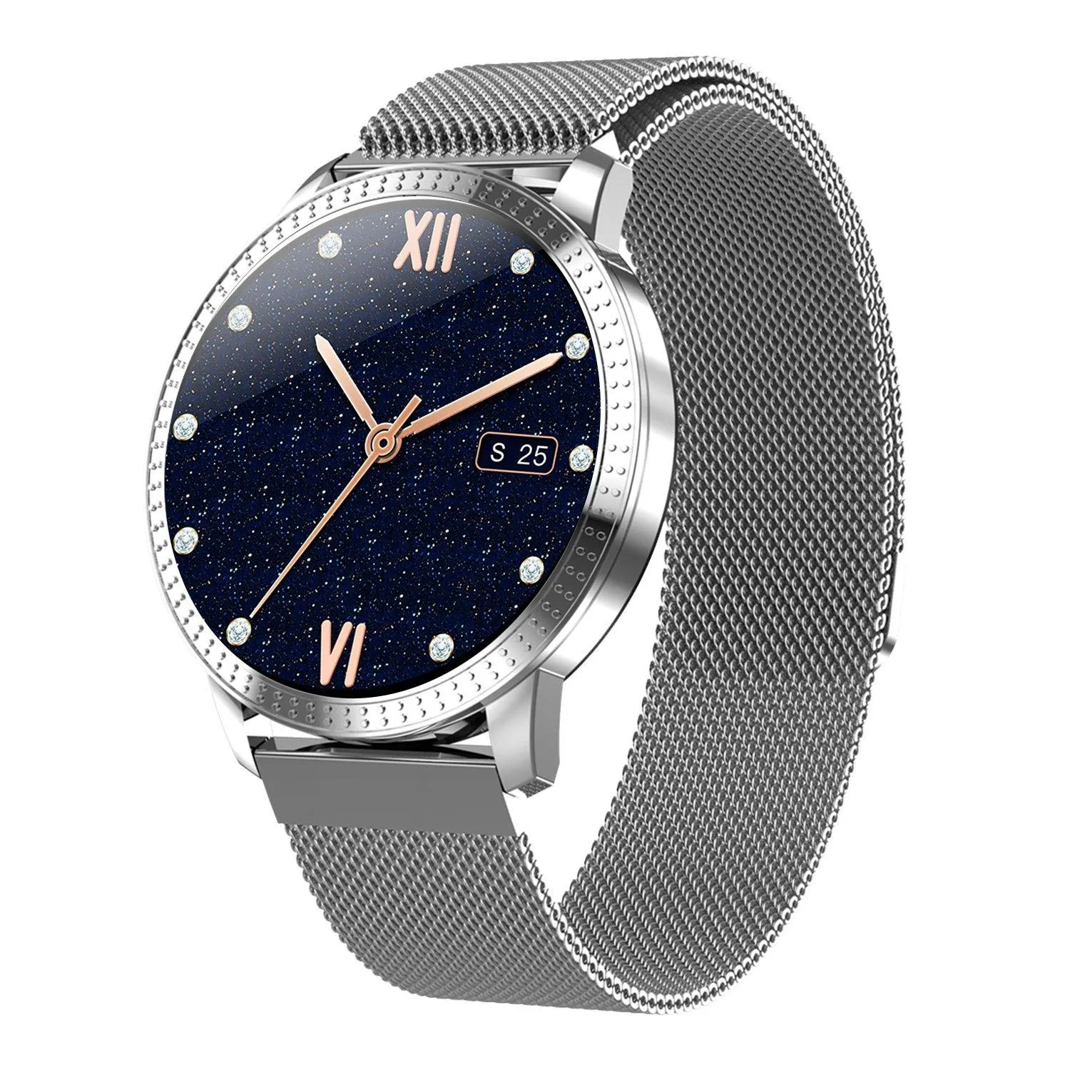 Smartwatch Fitness Tracker 1.08" Touch Screen