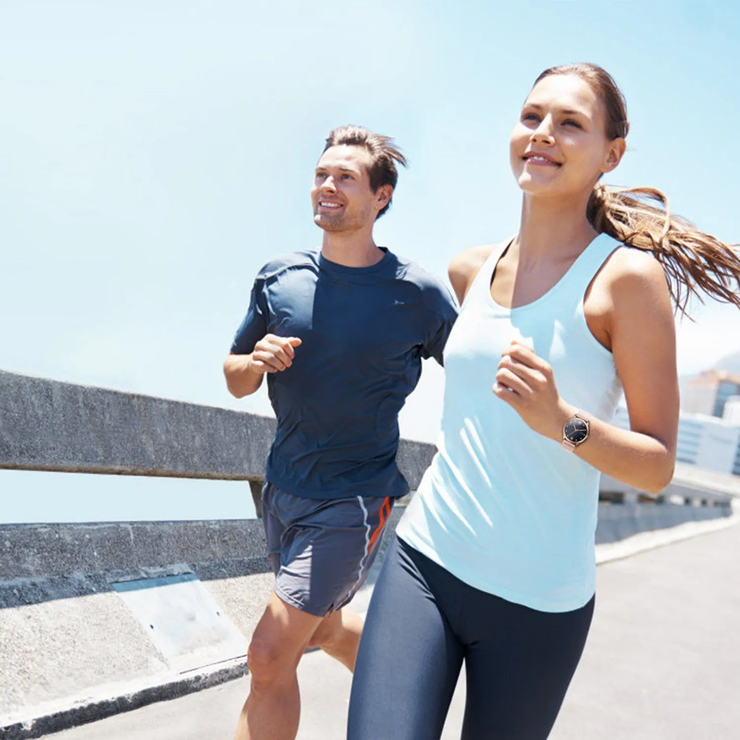 Smartwatch Fitness Tracker 1.08" Touch Screen