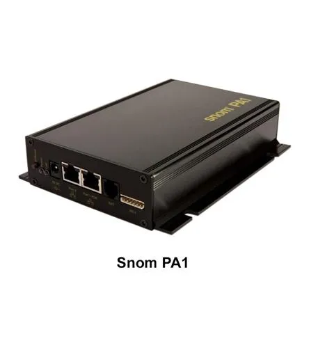 Snom PA-1 SIP PBX Bridge Public Announcement System - 4-Watt Power Amplifier