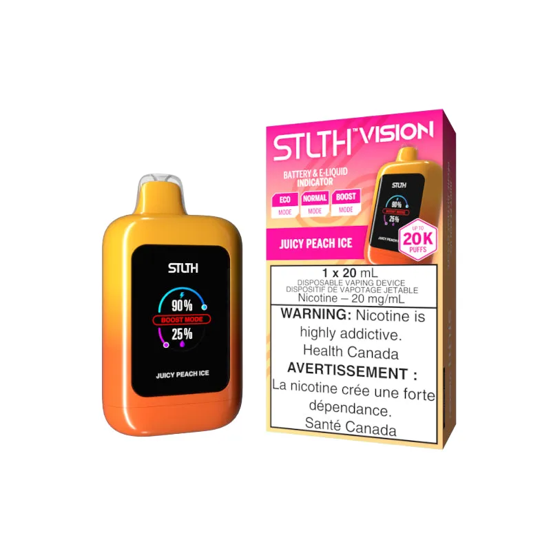 STLTH Vision Disposable Vape - Juicy Peach Ice