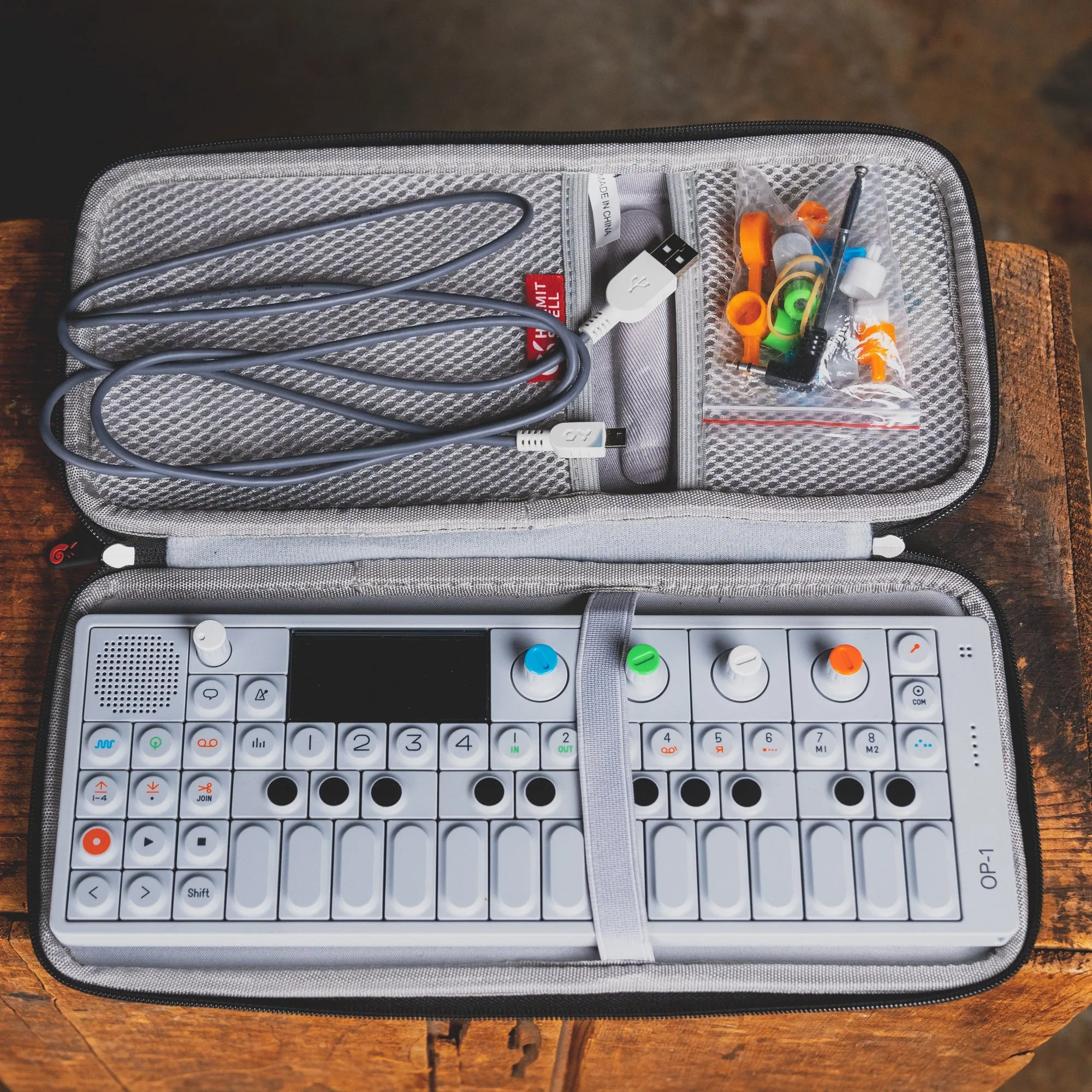 Teenage Engineering OP-1 Portable Synthesizer w/ Case, Decksaver and Accessories