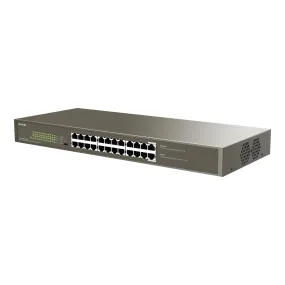 Tenda TEG1124P-24-250W 24-Port 225W Gigabit Rackmount Ethernet Switch with 24-Port PoE