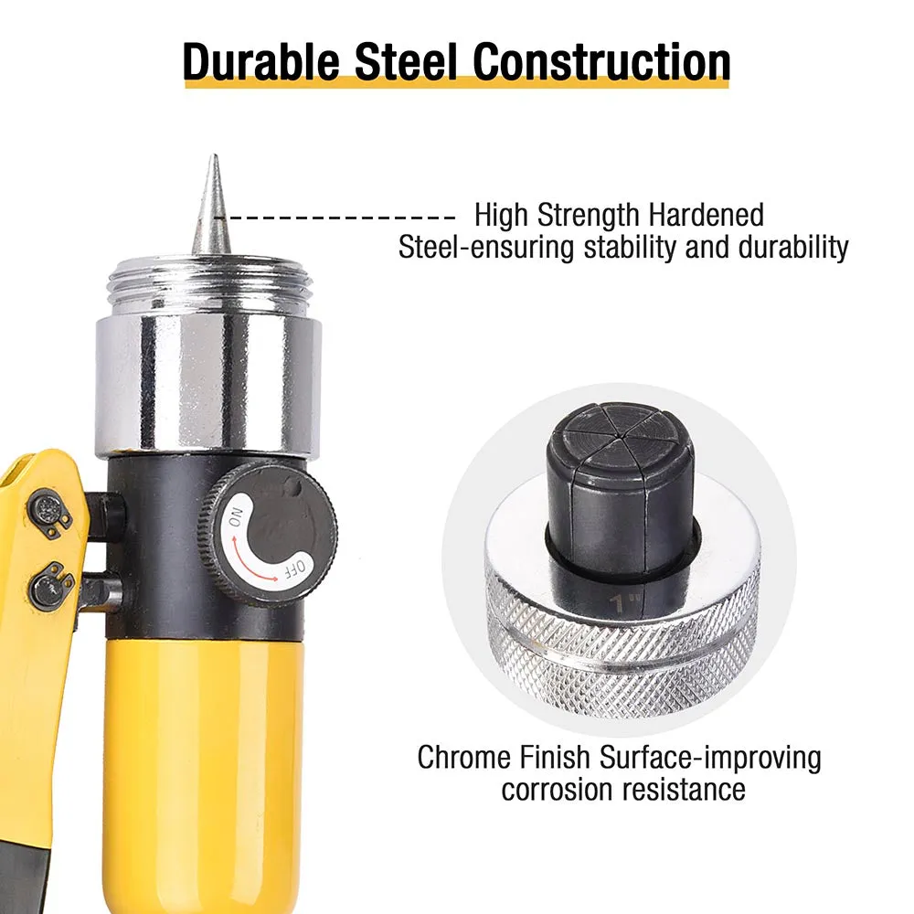 TheLAShop 7-Head HVAC Hydraulic Pipe Expander Swaging Expanding Tool Kit