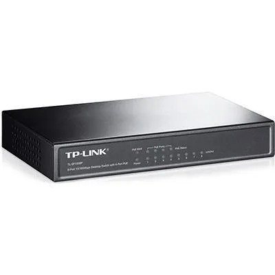 Tp-Link Tl-Sf1008P 8-Port 10/100Mbps Desktop Switch With 4-Port Poe