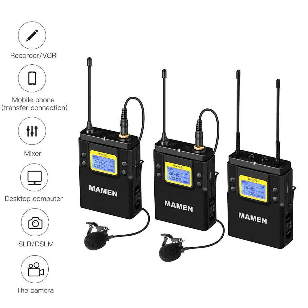 Uhf Dual-Channel Wireless Microphone System - Shop Now For Best Deals
