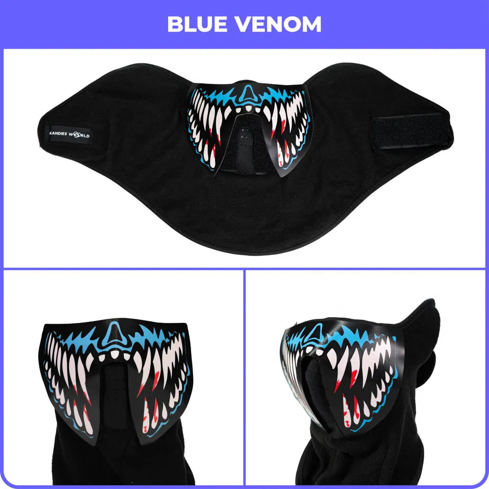 Venom LED Sound Reactive Mask