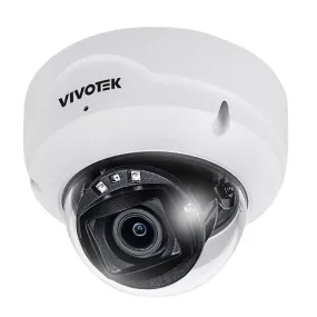 VIVOTEK FD819-HT 5MP Dome Camera, 2.8-10 mm Remote Focus Lens, NDAA and TAA Compliant, White