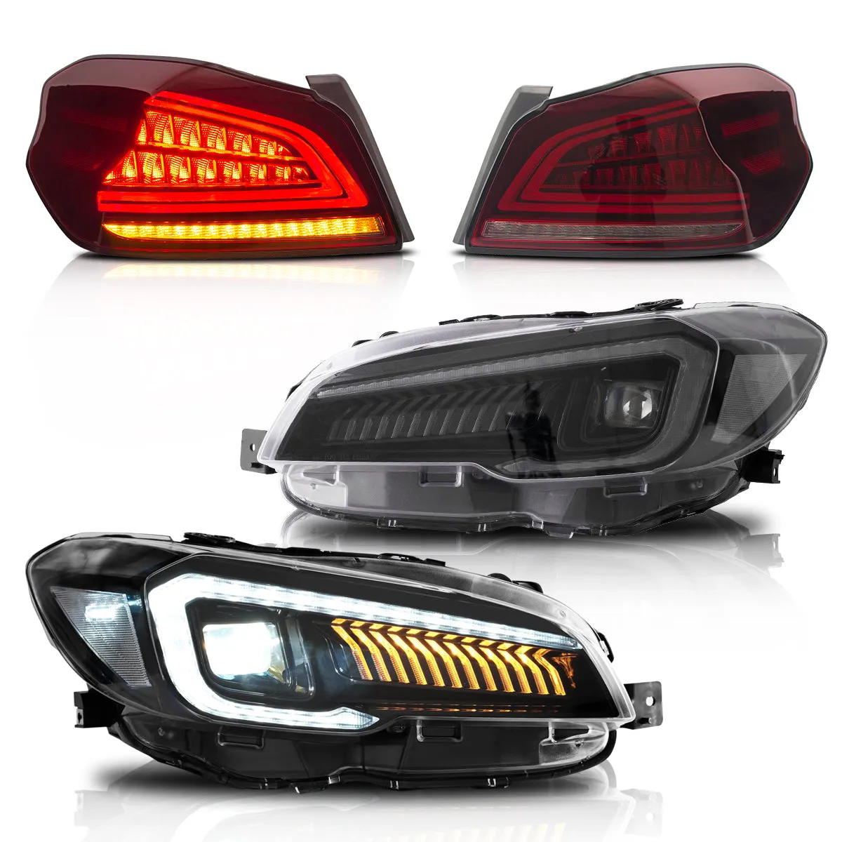 VLAND LED Headlights and Taillights For Subaru WRX / WRX STI 2015-2021