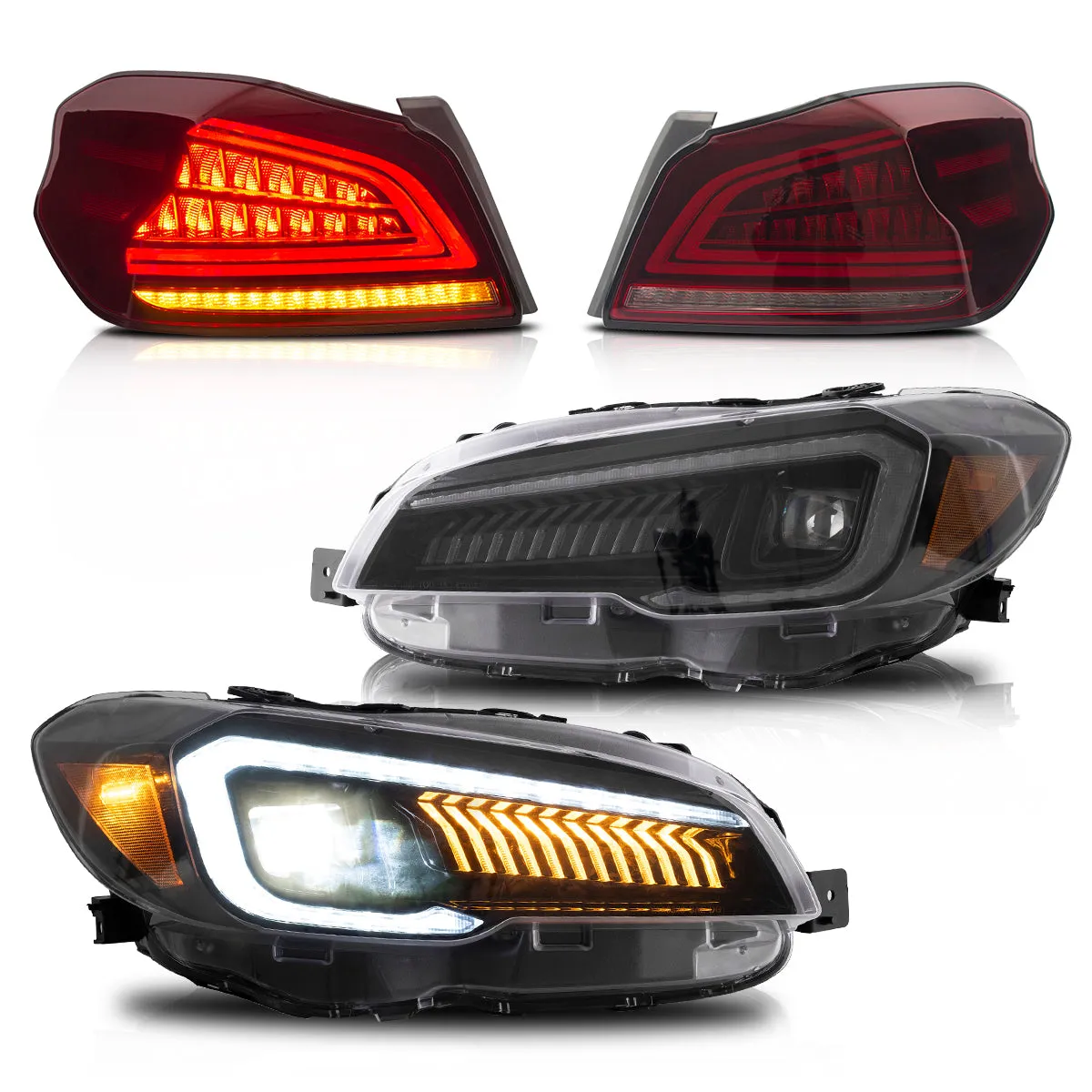 VLAND LED Headlights and Taillights For Subaru WRX / WRX STI 2015-2021