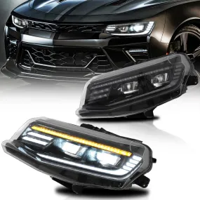 VLAND LED Projector Headlights For Chevrolet / Chevy Camaro 2016-2018 [DOT.]