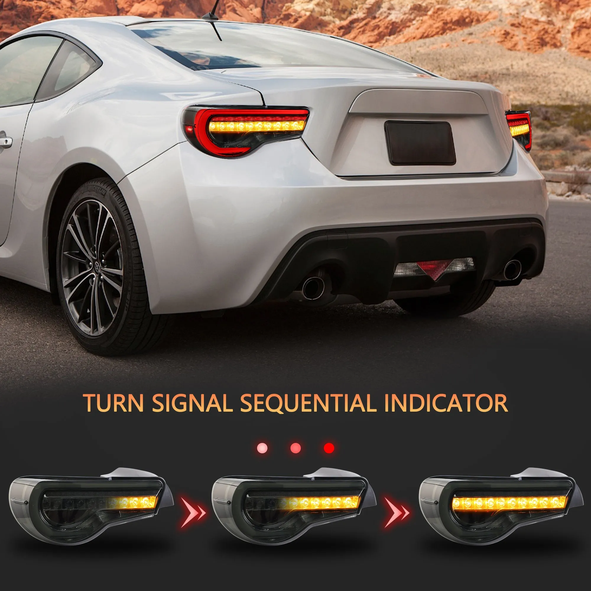 VLAND LED Tail Lights For Toyota 86/Subaru BRZ/Scion FRS 2012-2020