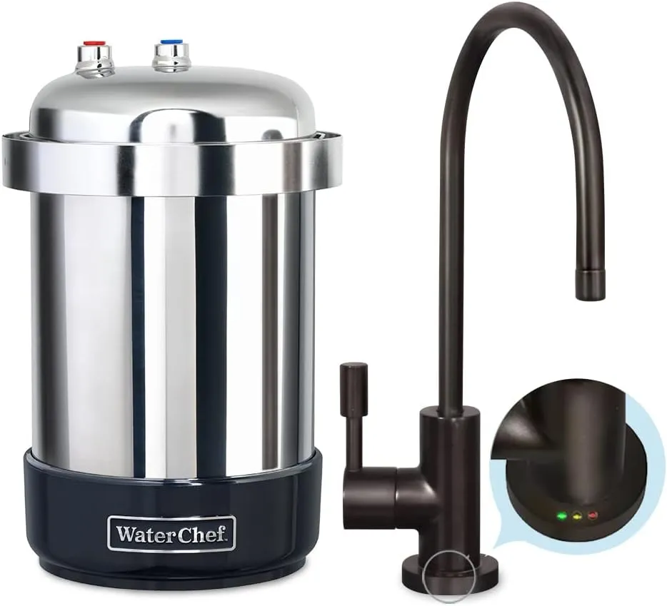 WaterChef: U9000 Under-Sink Water Filtration System with Intelligent Monitor