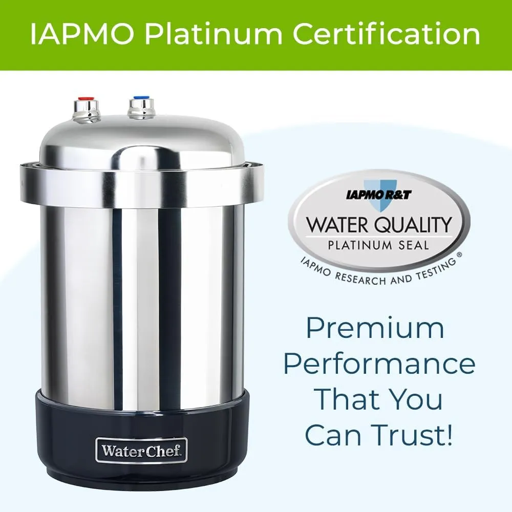 WaterChef: U9000 Under-Sink Water Filtration System with Intelligent Monitor