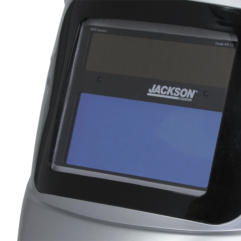 Welding Helmet - Jackson Safety Element Variable Auto Darkening Filter Welding Helmet (Case of 4), 23282