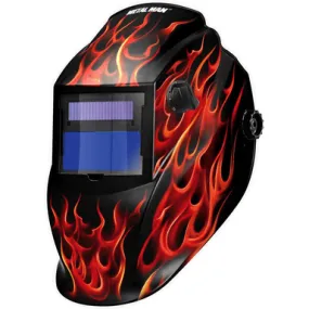 WELDING HELMET - METAL MAN AD 9-13 Variable G2 Red R/F Helmet- AB8735SGC