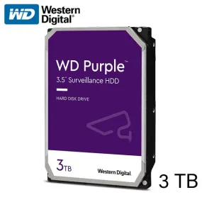 Western Digital / Surveillance Hard Drive / 3 TB / WD30PURX