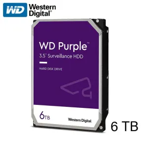 Western Digital / Surveillance Hard Drive / 6 TB / WD60PURX