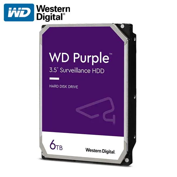 Western Digital / Surveillance Hard Drive / 6 TB / WD60PURX