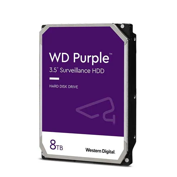 Western Digital / Surveillance Hard Drive / 8 TB / WD82PURX