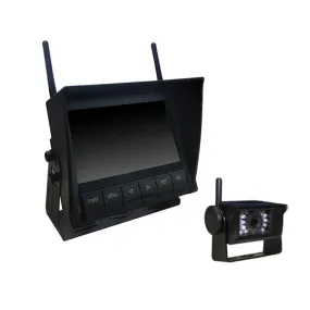 Wireless CCTV Kit 7" Quad kit   4 Camera's w/sound 12/24 volt Bx1