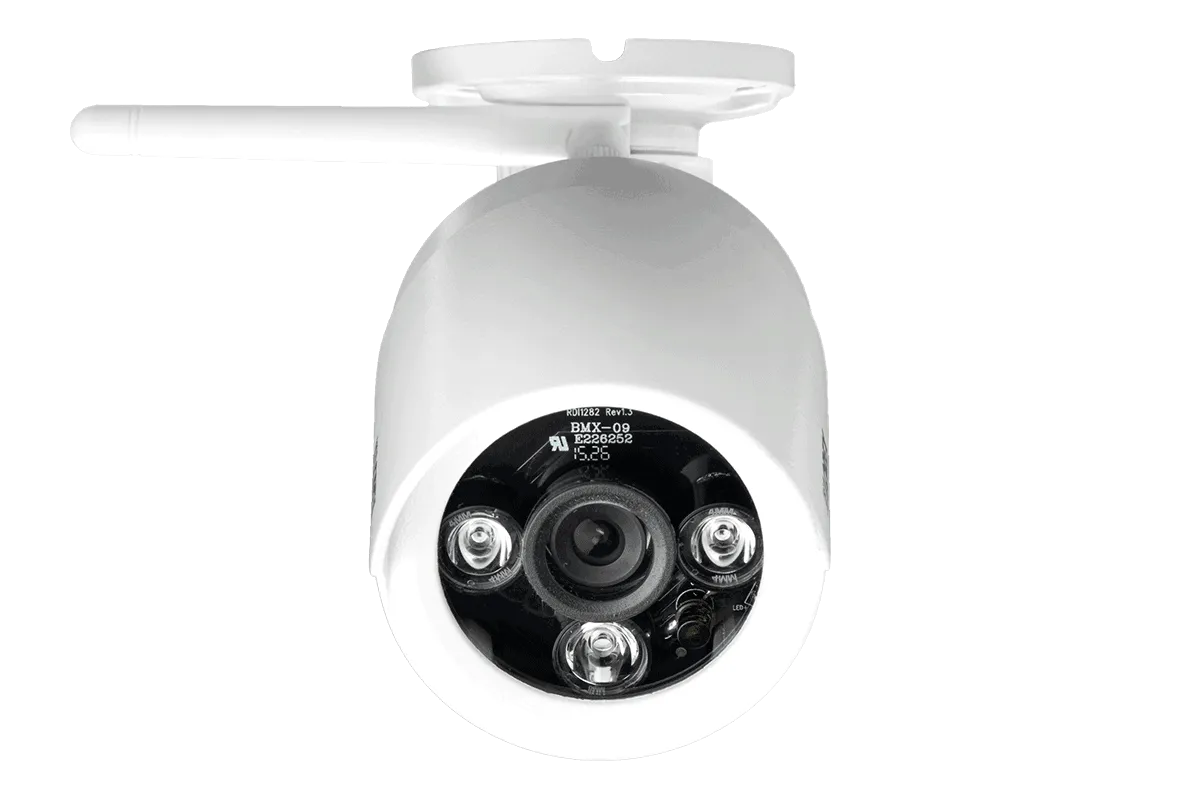 Wireless security cameras with night vision (2-pack)