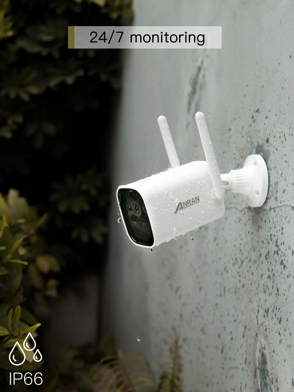 Wireless Solar Security Camera, Two-Way Audio, Simple Setup, Night Vision, Motion Detection