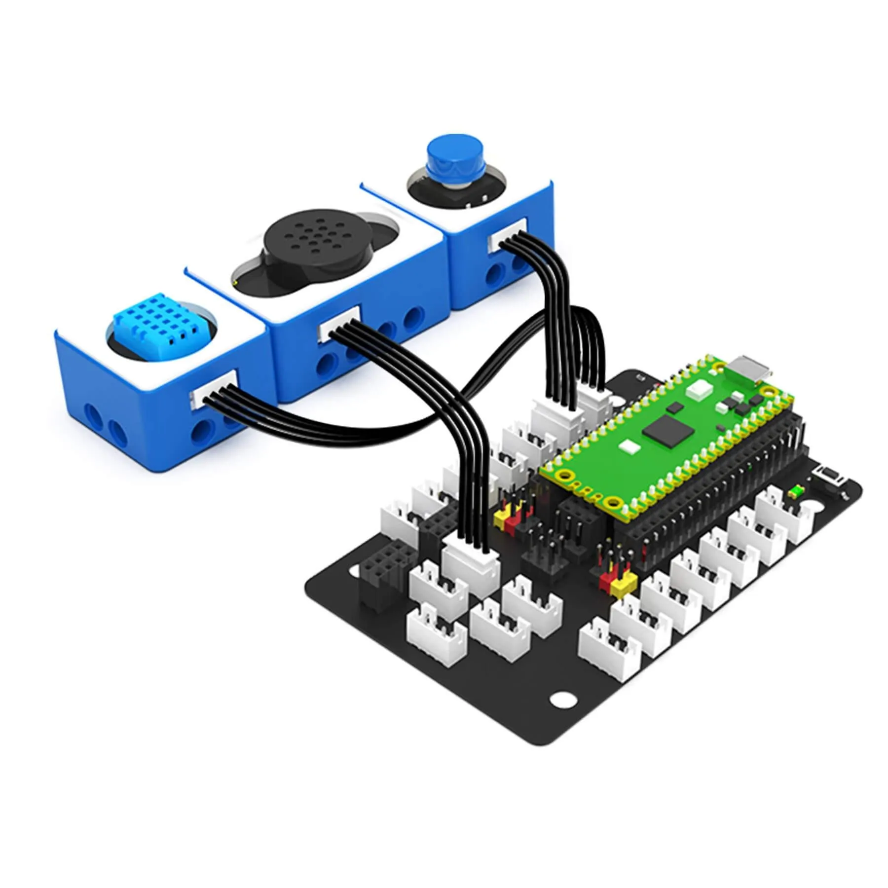 Yahboom sensor expansion board with PH2.0 port compatible with Micro:bit Arduino Raspberry Pi Pico/Pico 2