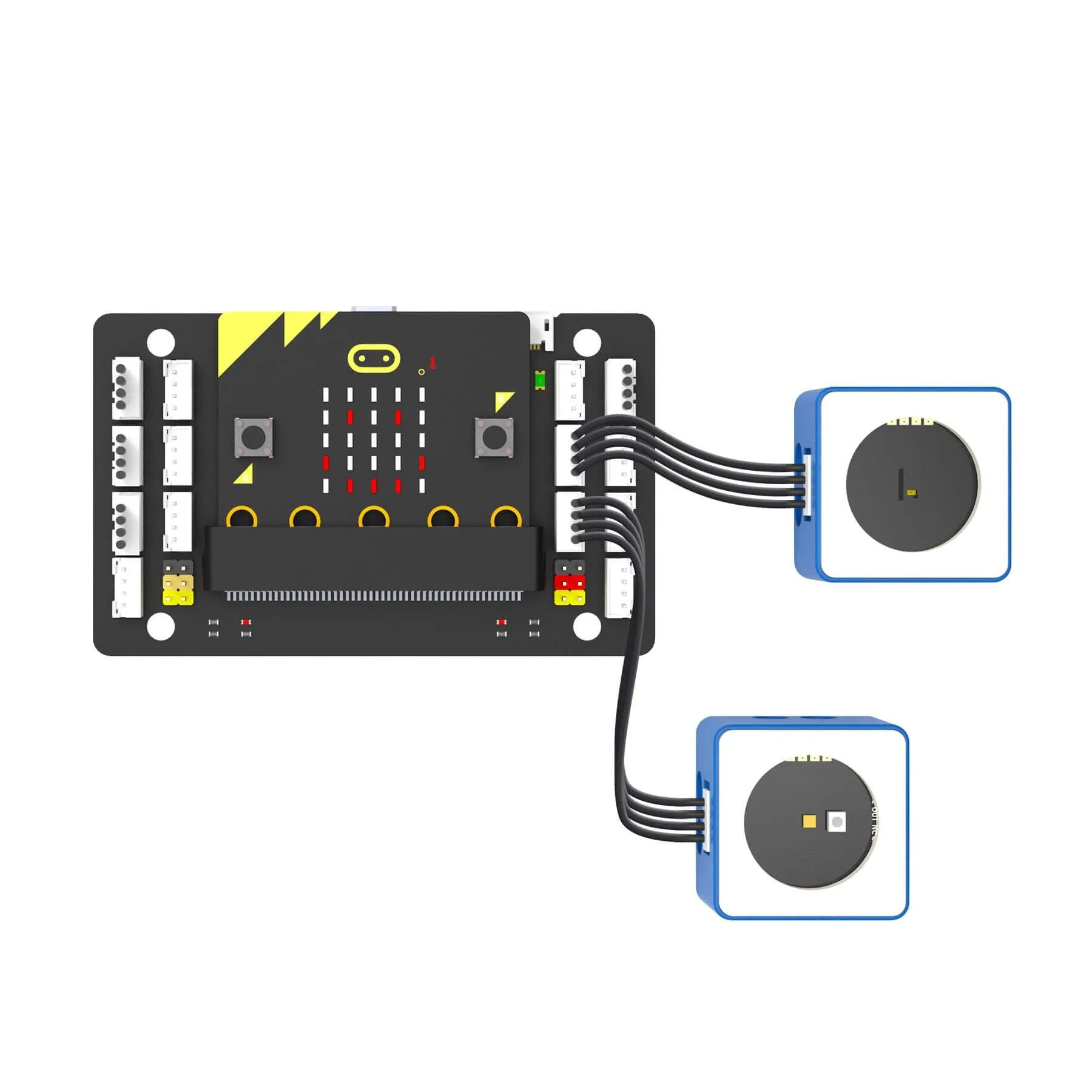 Yahboom sensor expansion board with PH2.0 port compatible with Micro:bit Arduino Raspberry Pi Pico/Pico 2